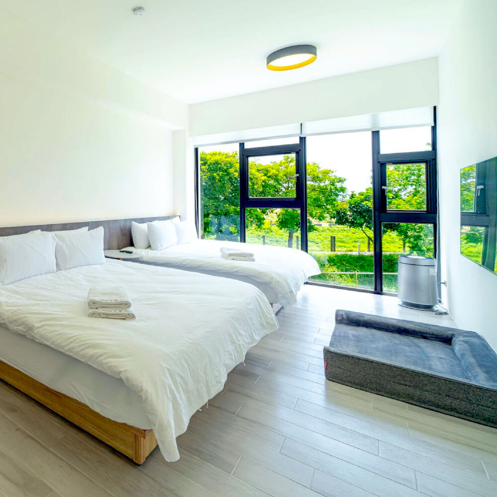 宜蘭Max Home Pet B&B民宿沐浴備品是使用Sunlife晨居的19-69 nineteen sixty nine的Rainbow bar 和 Capri飯店民宿沐浴用品系列