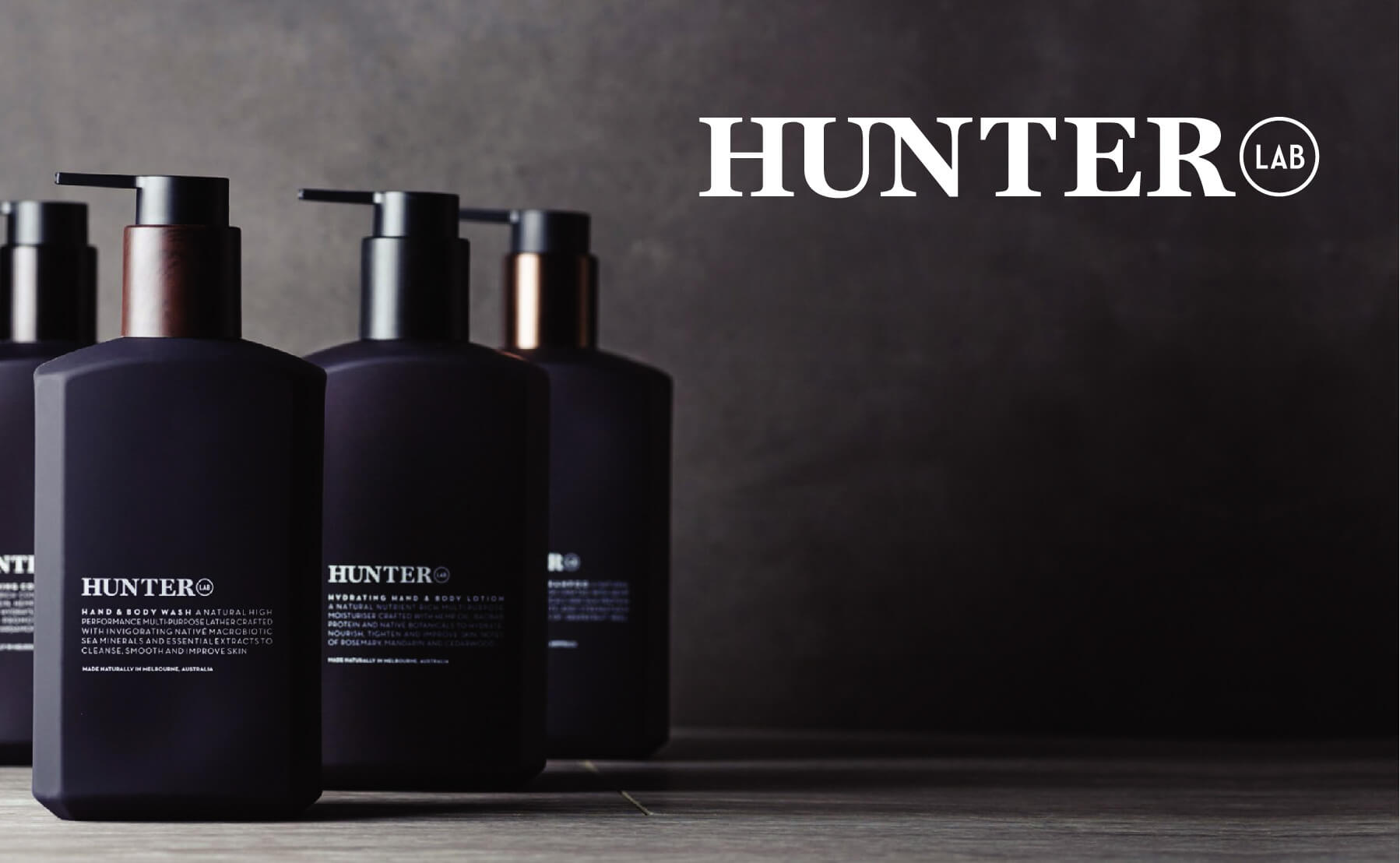 Hunter lab skincare hotel collection