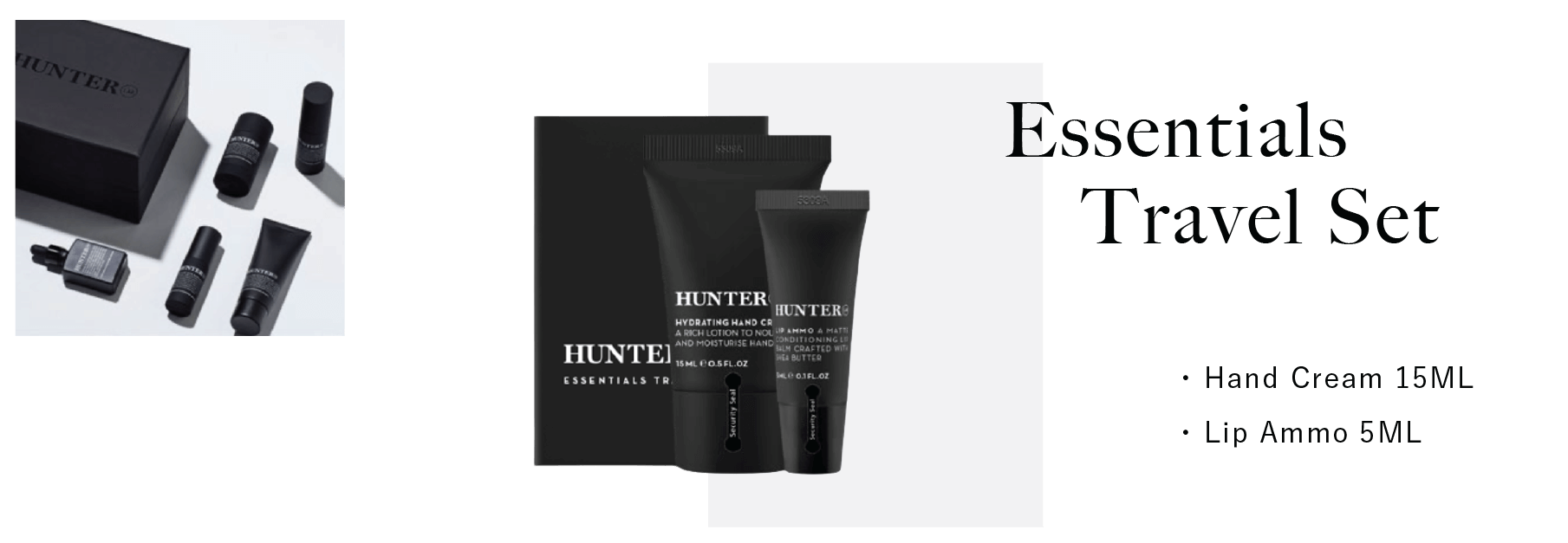 Hunter lab skincare hotel collection travel set